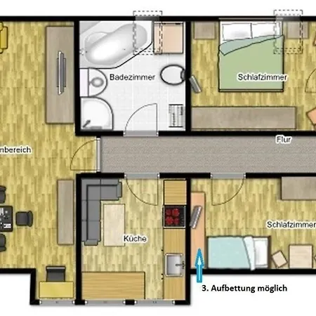 Apartment Ferienwohnung Landsbergblick